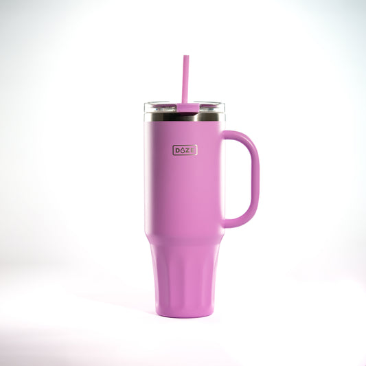 Purple 40oz Tumbler with Handle