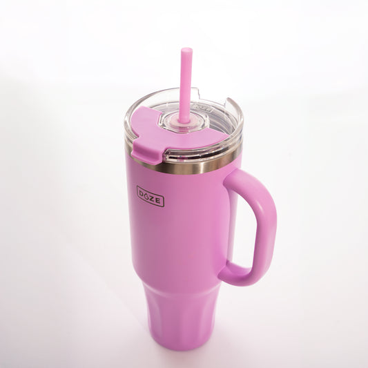 Purple 40oz Tumbler with Handle